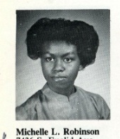 Michelle Robinson, Princeton Freshman Herald 1985